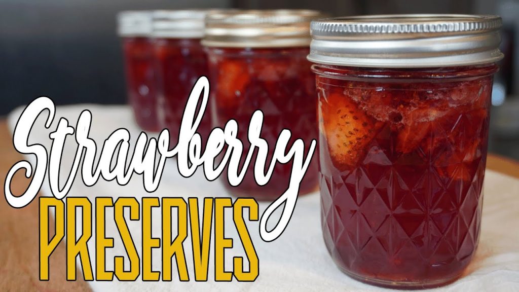 Canned Strawberry Preserves Recipe