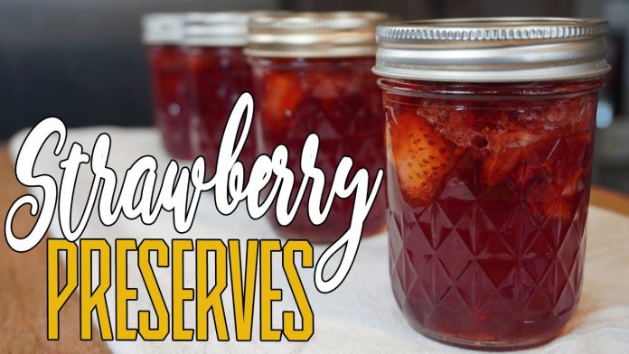 Canned Strawberry Preserves Recipe